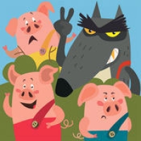 The Adventures of the Three Little Pigs | Book App